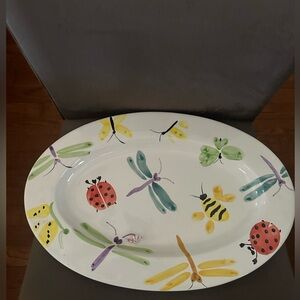 Platter dish with beautiful colors. Excellent condition please see photos